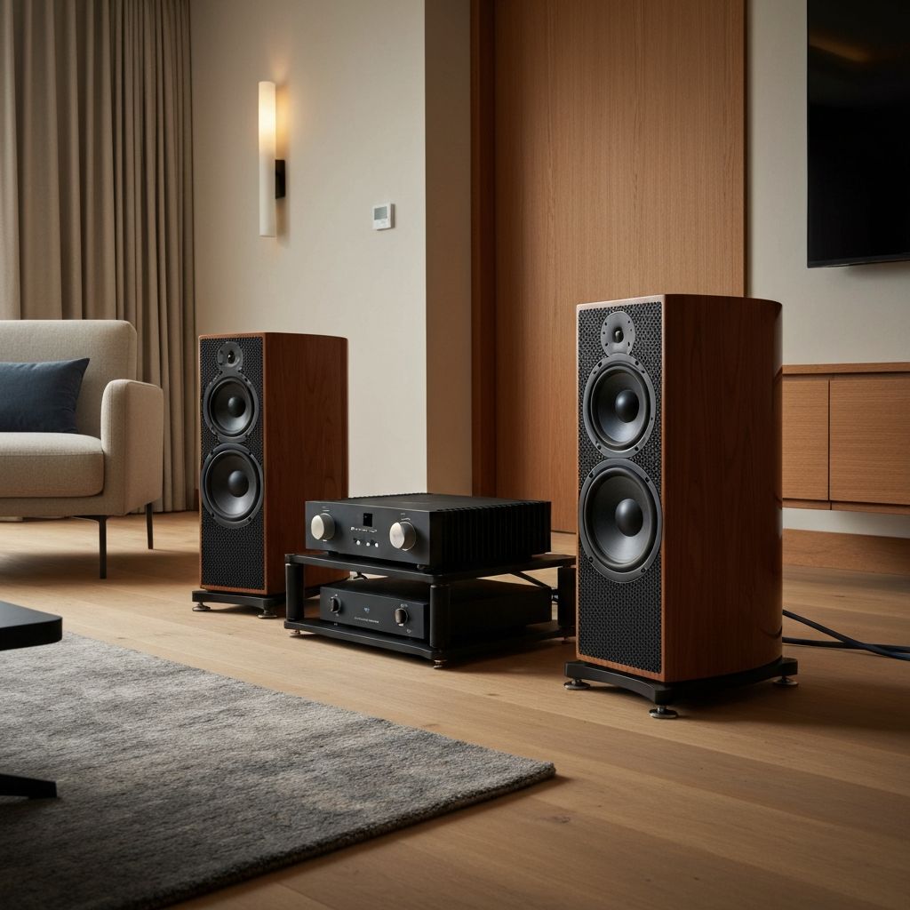 The Aevon connected to a premium sound system