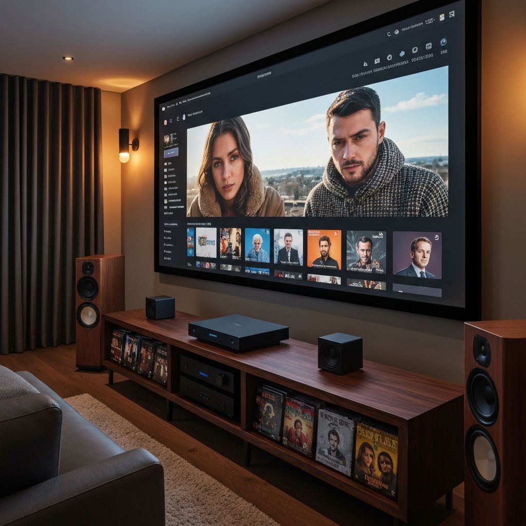 The Aevon powering a home cinema setup with stunning visuals
